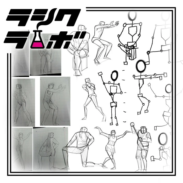 今週も継続～月曜恒例クロッキー会🎨