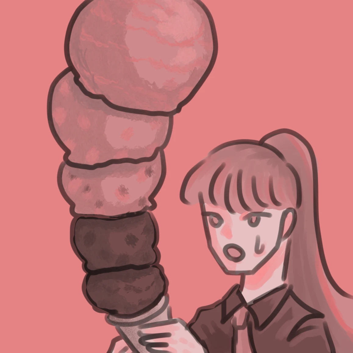 五段のアイスは美味しそうですね😋