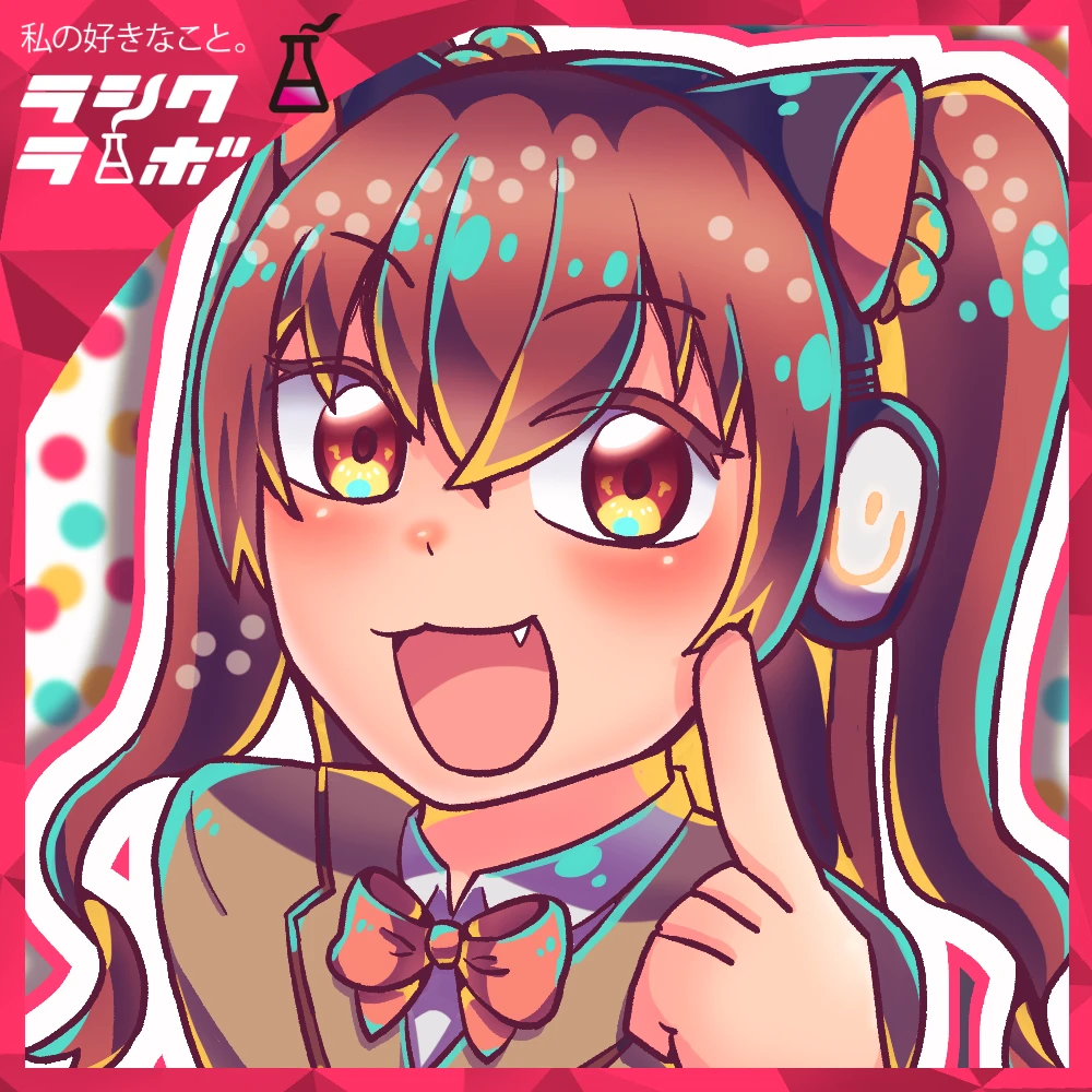 【イラスト紹介】元気いっぱいのラシクラボ本厚木のあつぎまおちゃん🎧