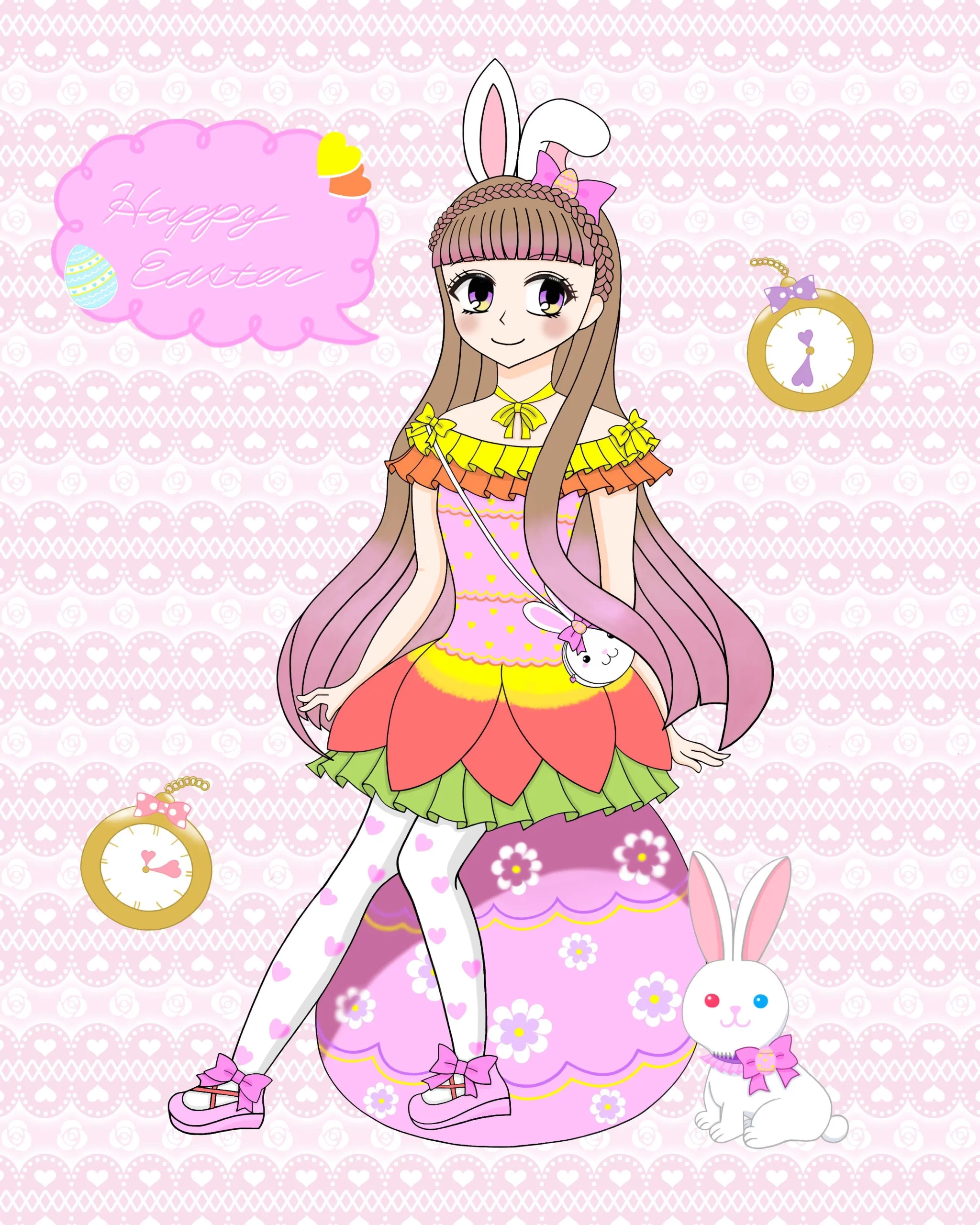 🎉🥚イースターイラスト🥚🎉