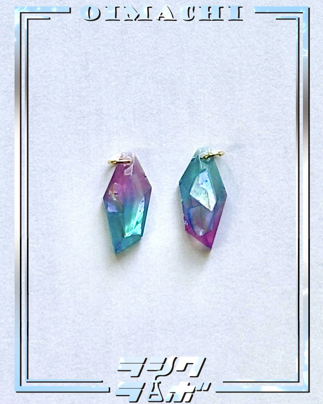 利用者さんのレジン作品！まるで異世界から落ちてきたみたい…🪐💫