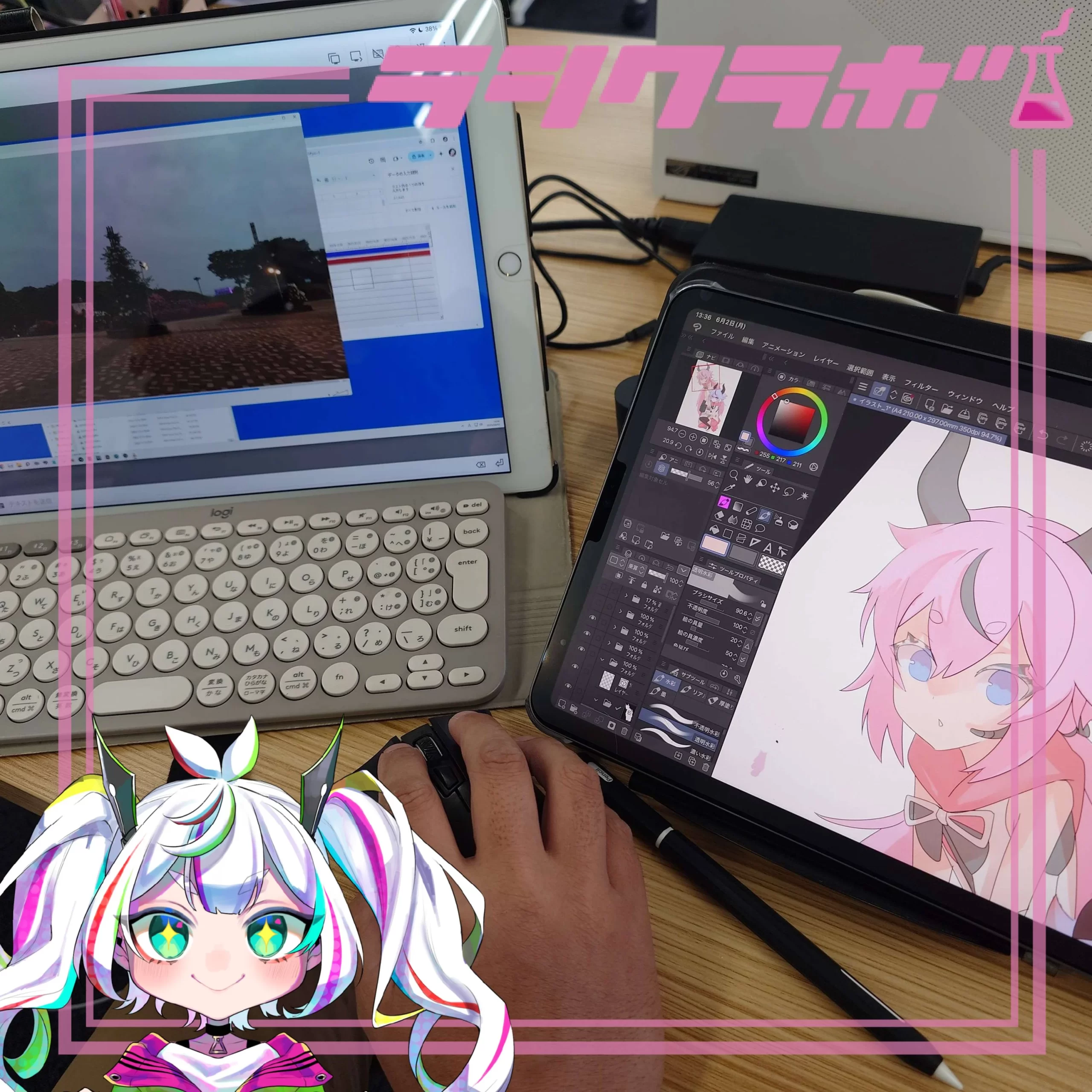 イラスト＋動画編集の合わせ技！