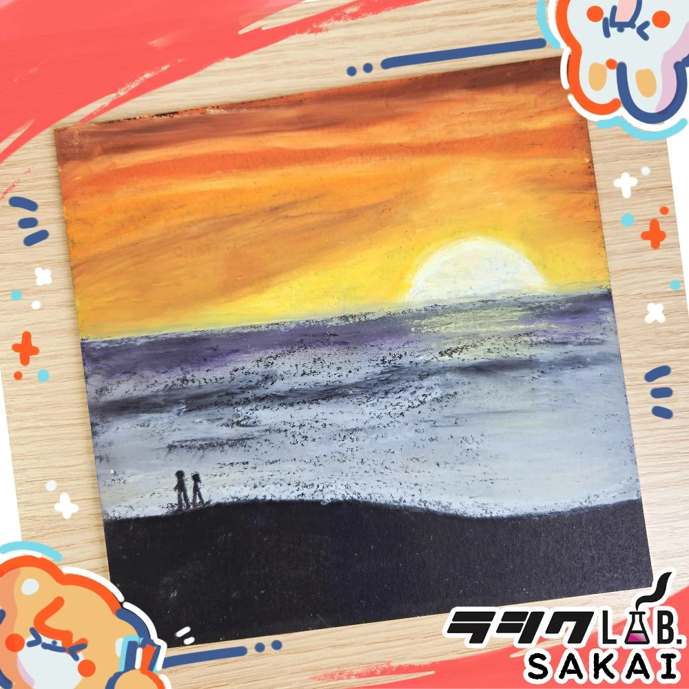 チョークアート！🌅🖍️