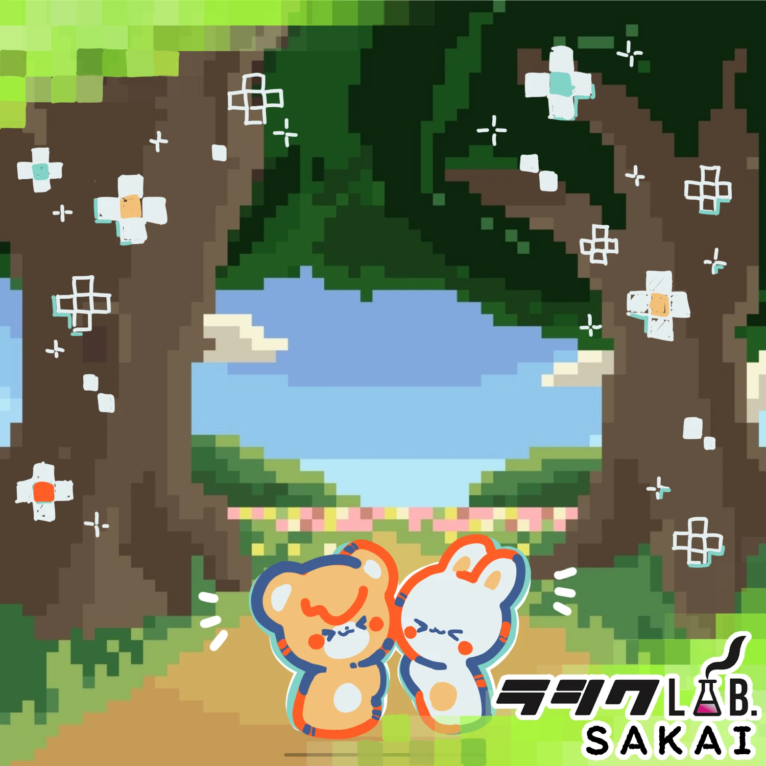 ドット絵背景🌸