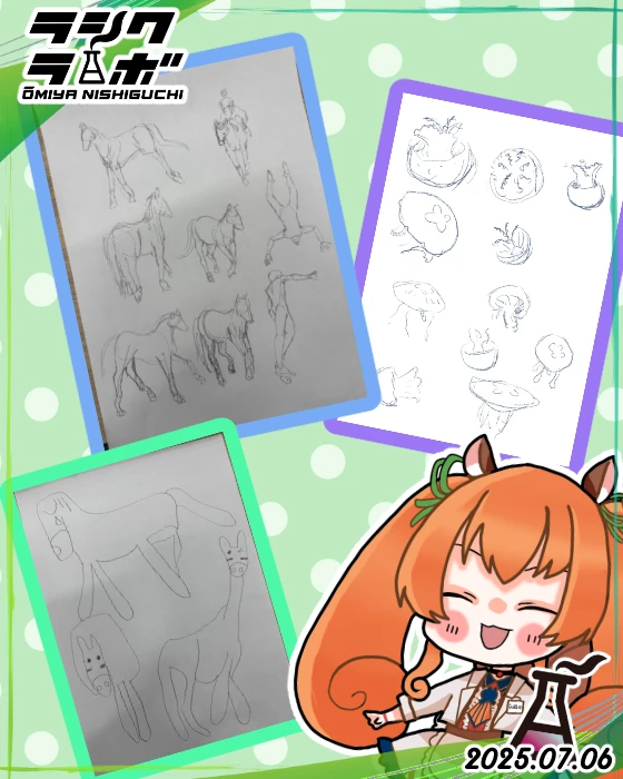 🐎✍第5回クロッキー挑戦会💃✍