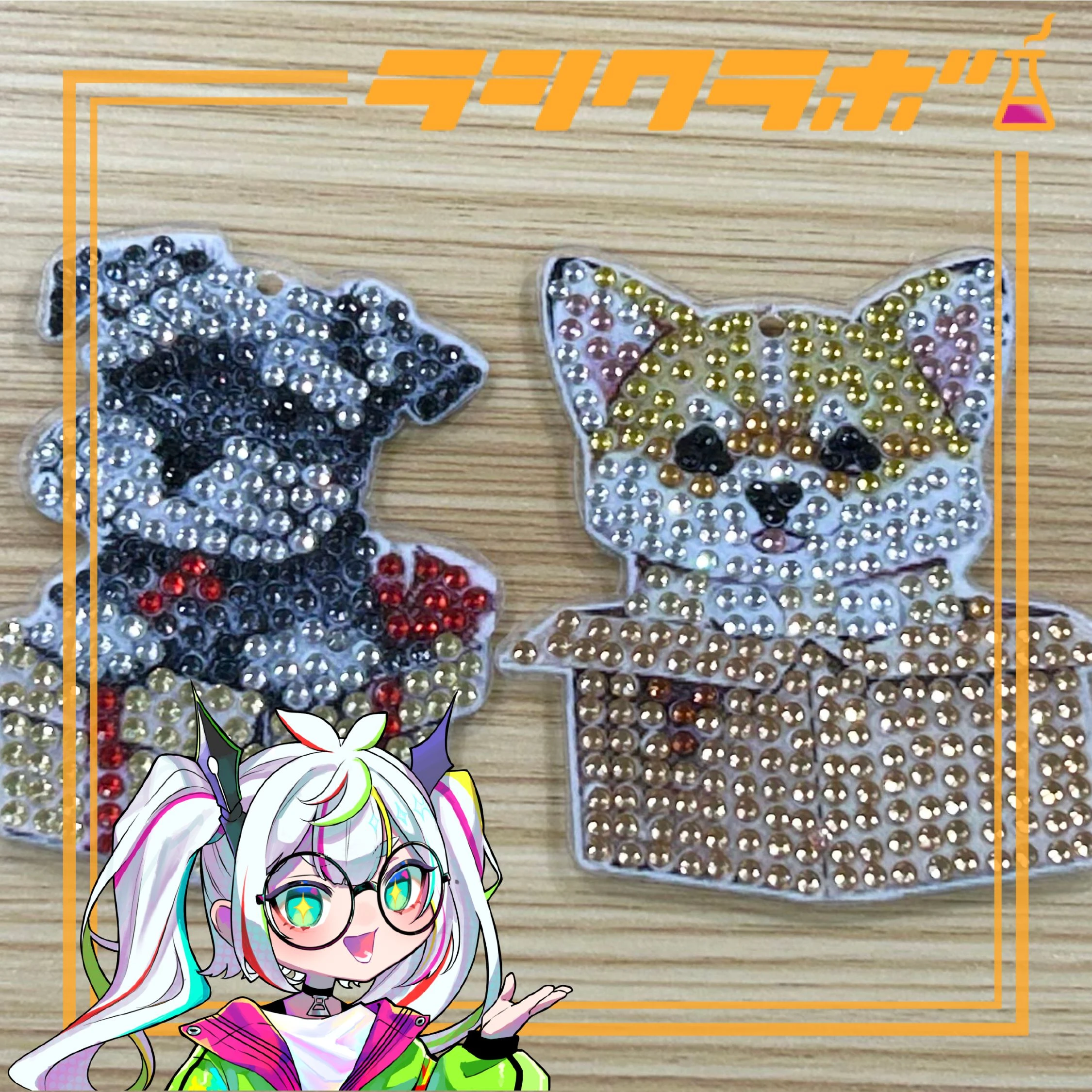 利用者さんの制作物をご紹介！✨ダイヤモンドアート✨