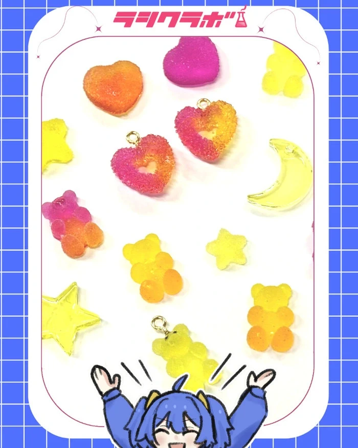 レジンでパーツ作り🌟