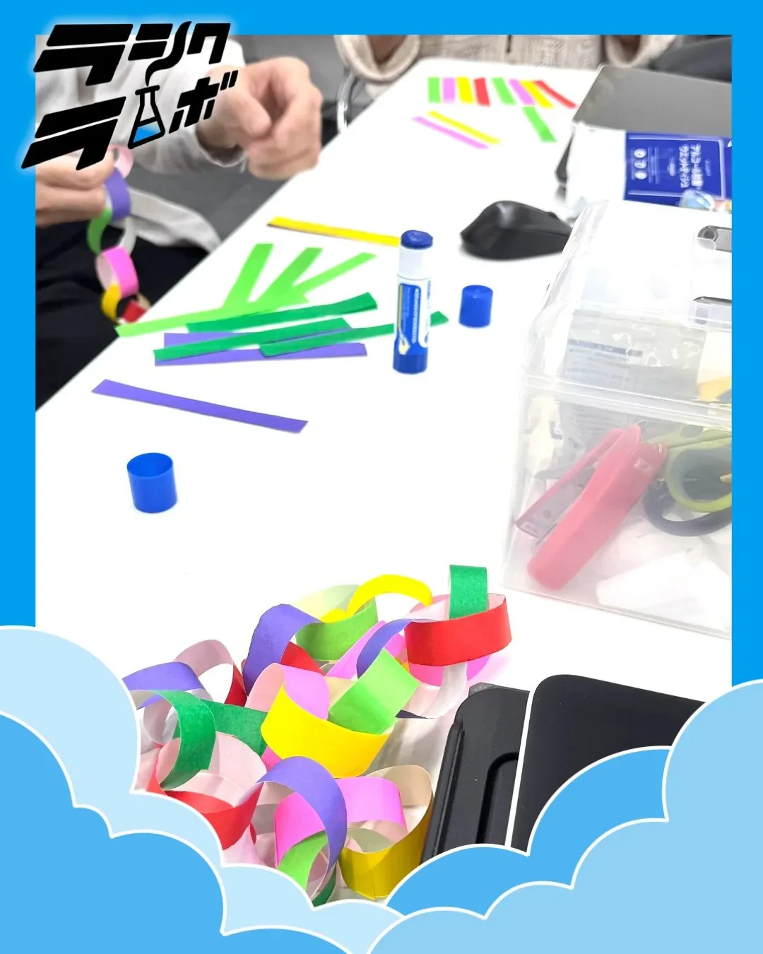 夏祭り飾りつけ②🎉