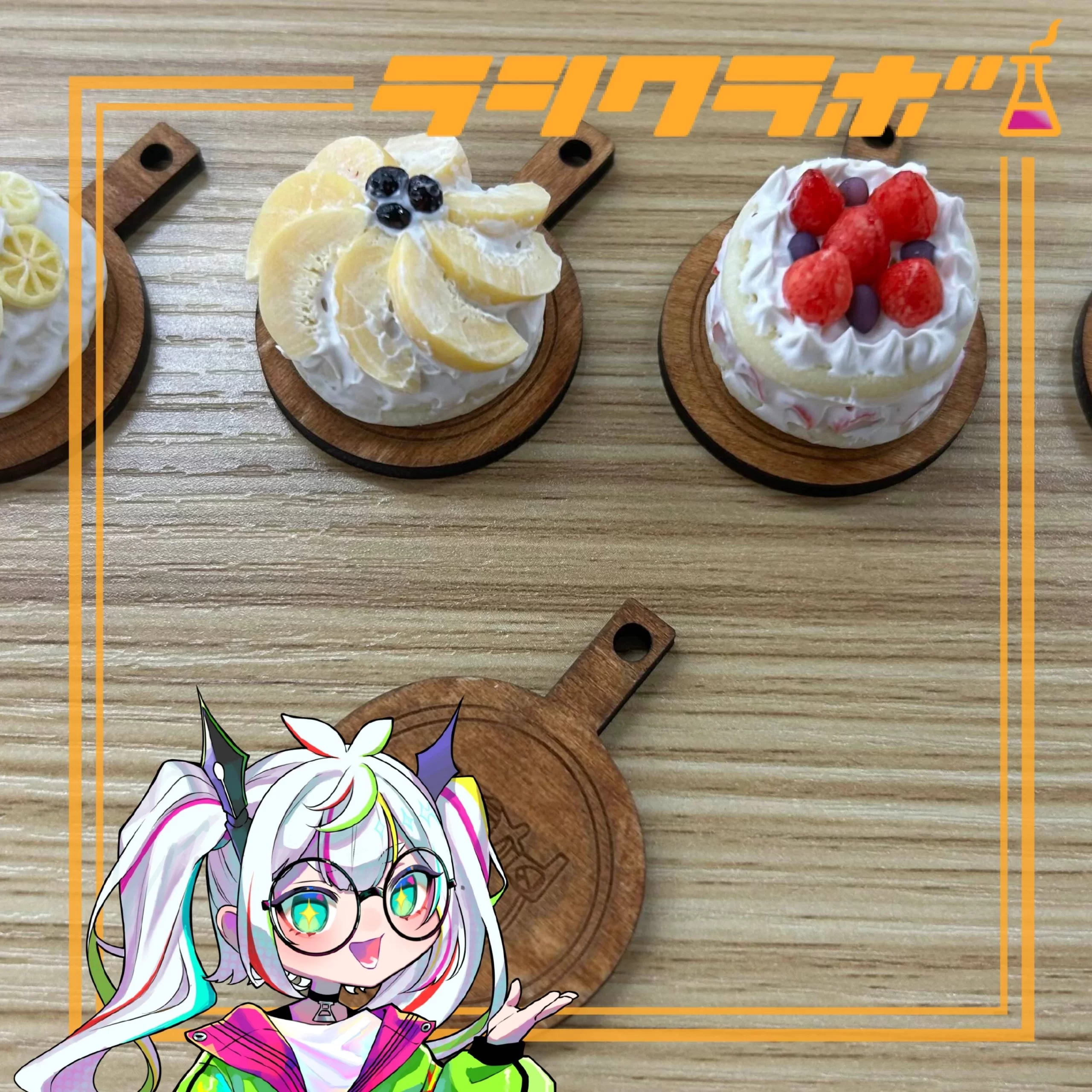 粘土作品のご紹介🍰