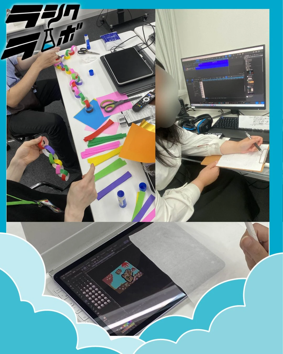 夏祭り飾り付け＆作業風景！