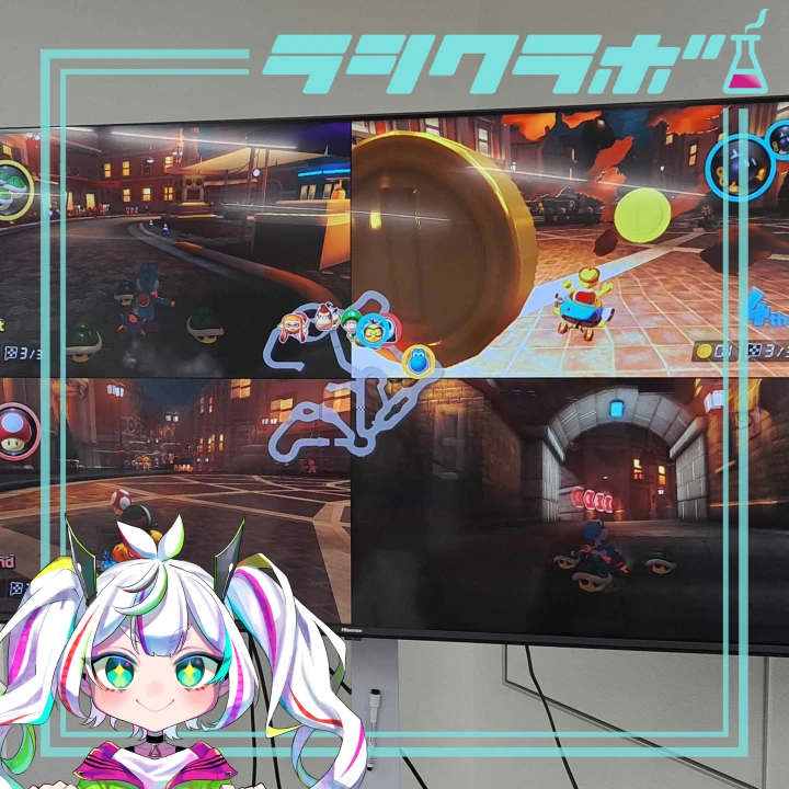 ゲームプレイ！マリオカートをプレイ！【利用者さんの作業風景】