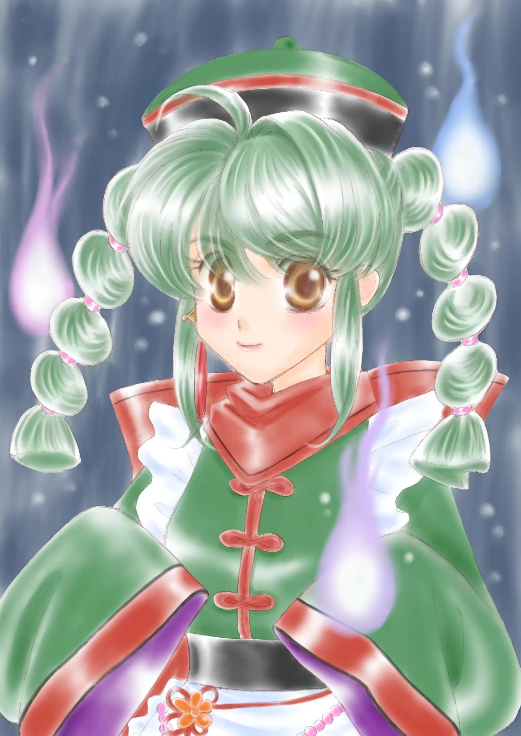 マグロちゃんと火の玉🔥