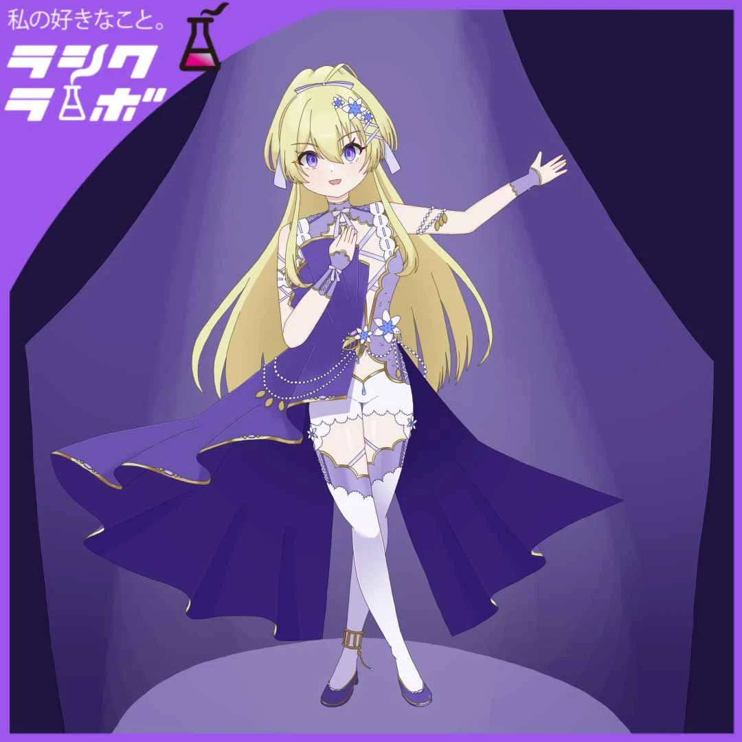 【イラスト紹介】ステージに舞い降りた輝きの歌姫🌙