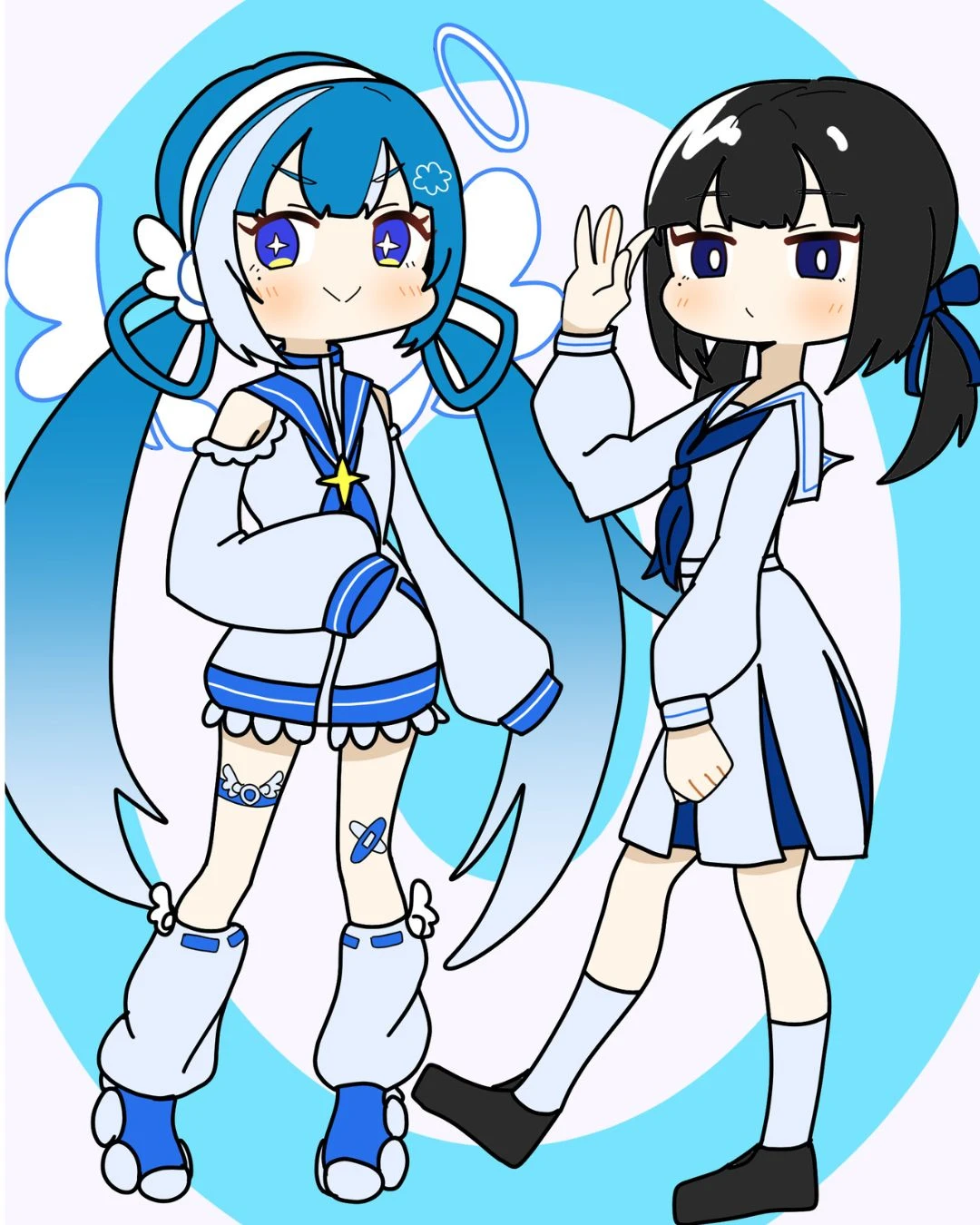 🩵イラスト紹介【天空透羽】💙