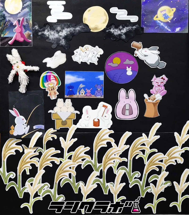 お月見パネルアート🌕