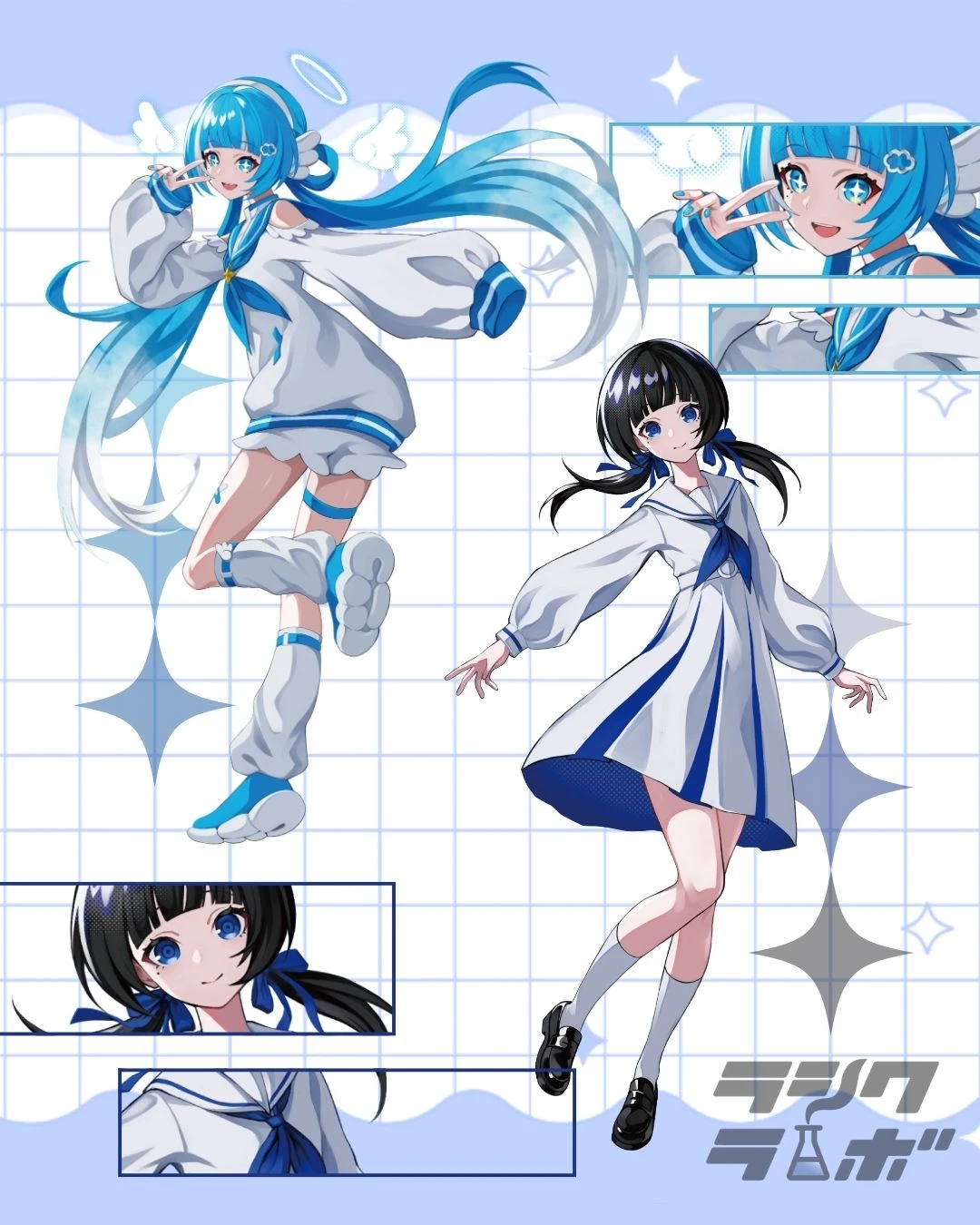 💙天空透羽ちゃん　立ち絵お披露目💙