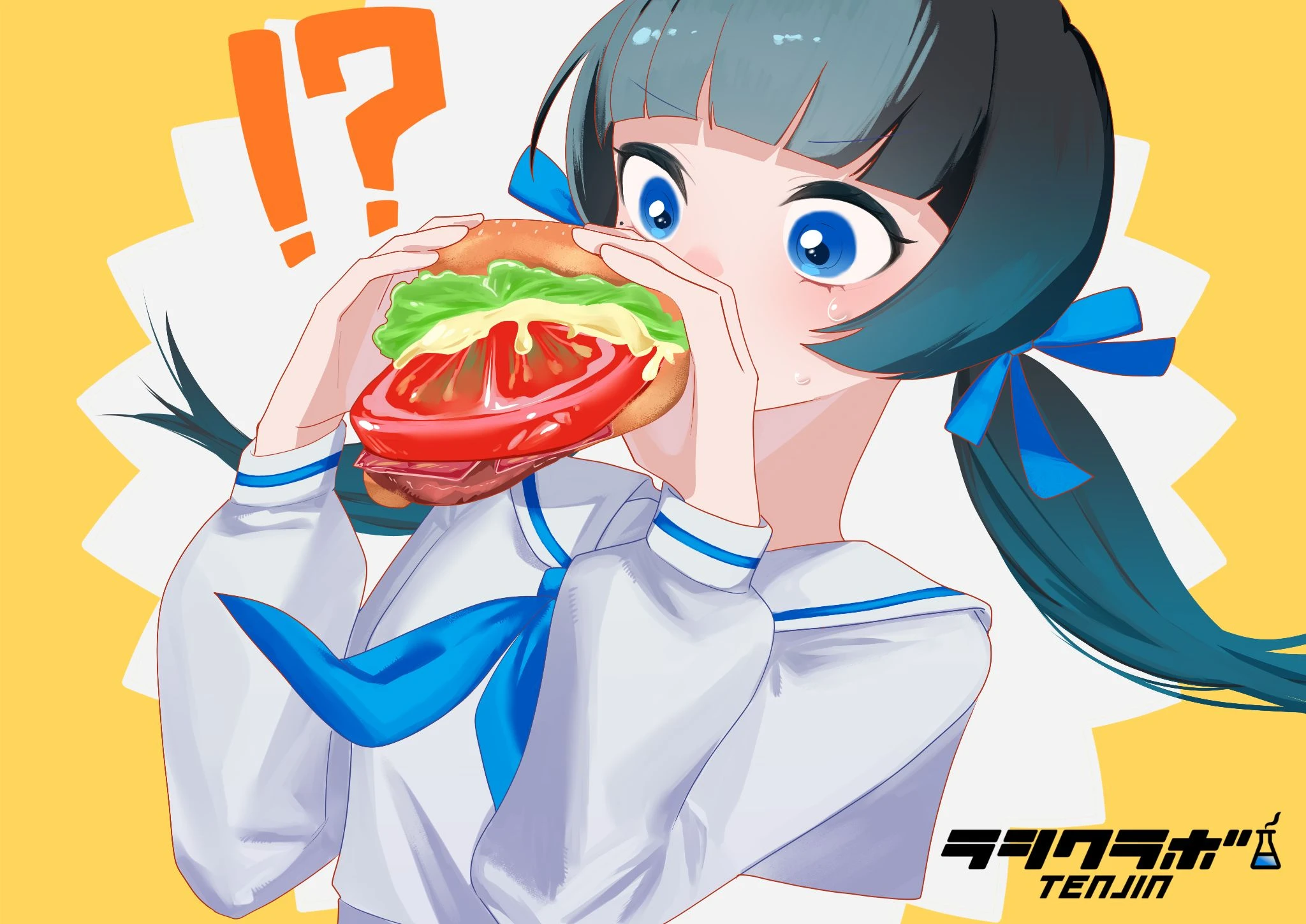 　もぐもぐ透羽ちゃん🍔