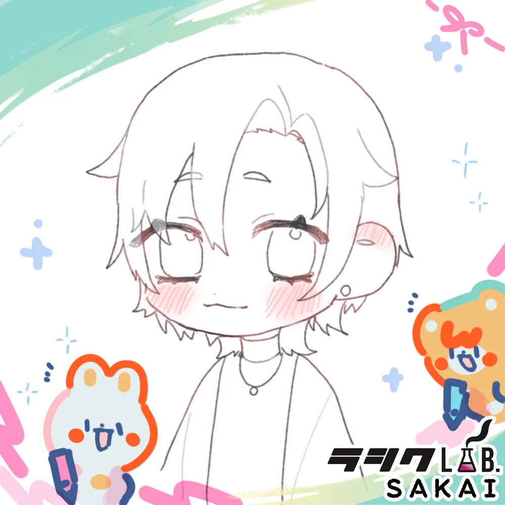 ミニキャラのイラスト☺️🖍️