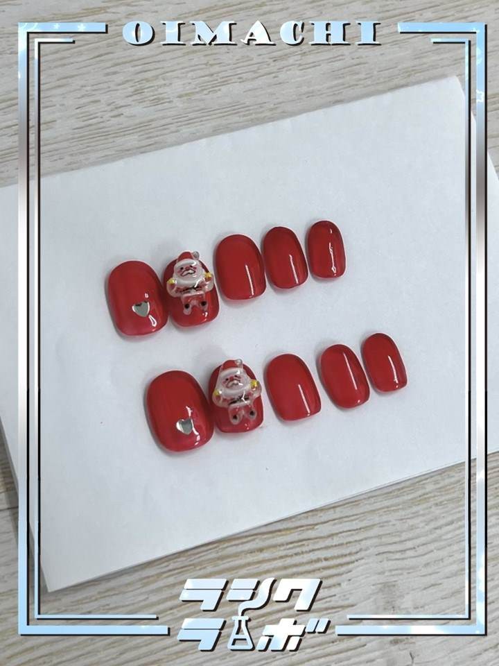 ハンドメイド✨クリスマスネイル紹介🎄