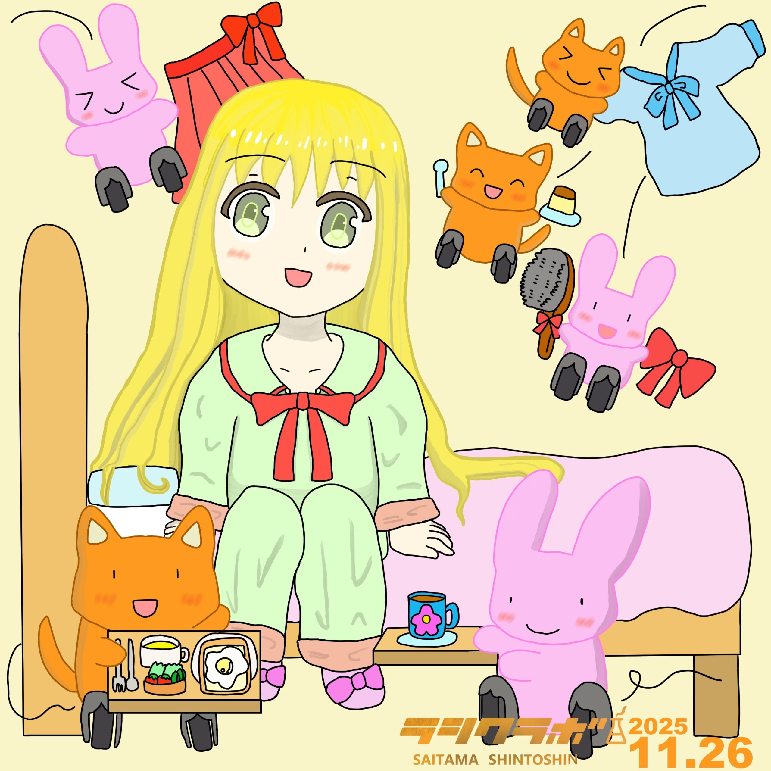 ✨🐈楽しい朝🐇✨