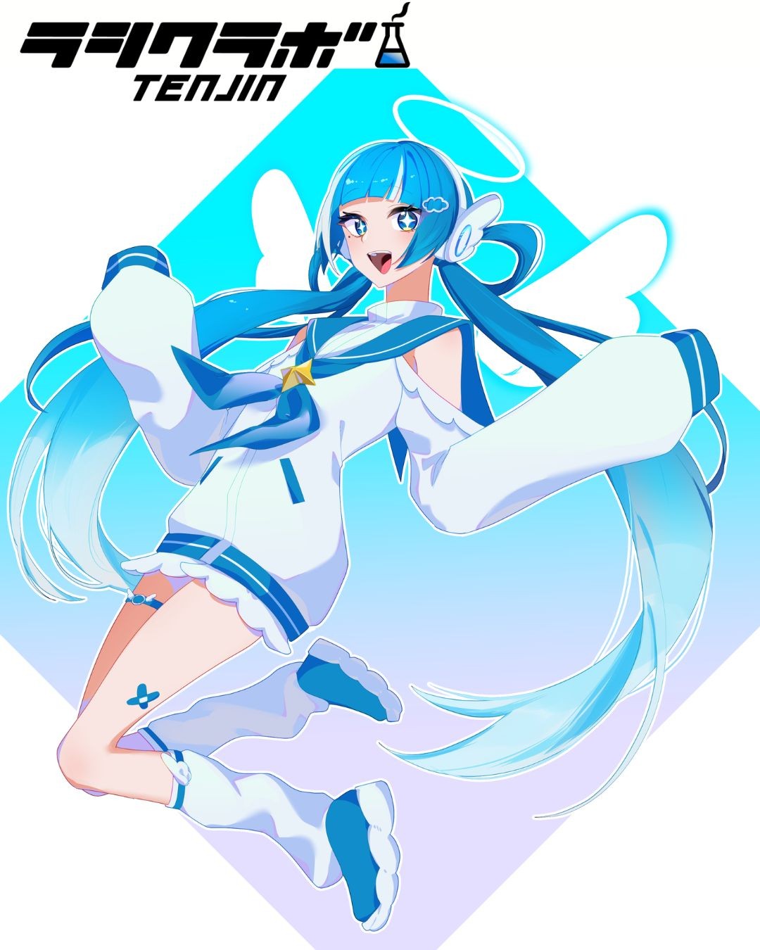 💙透羽ちゃんイラスト紹介🪽