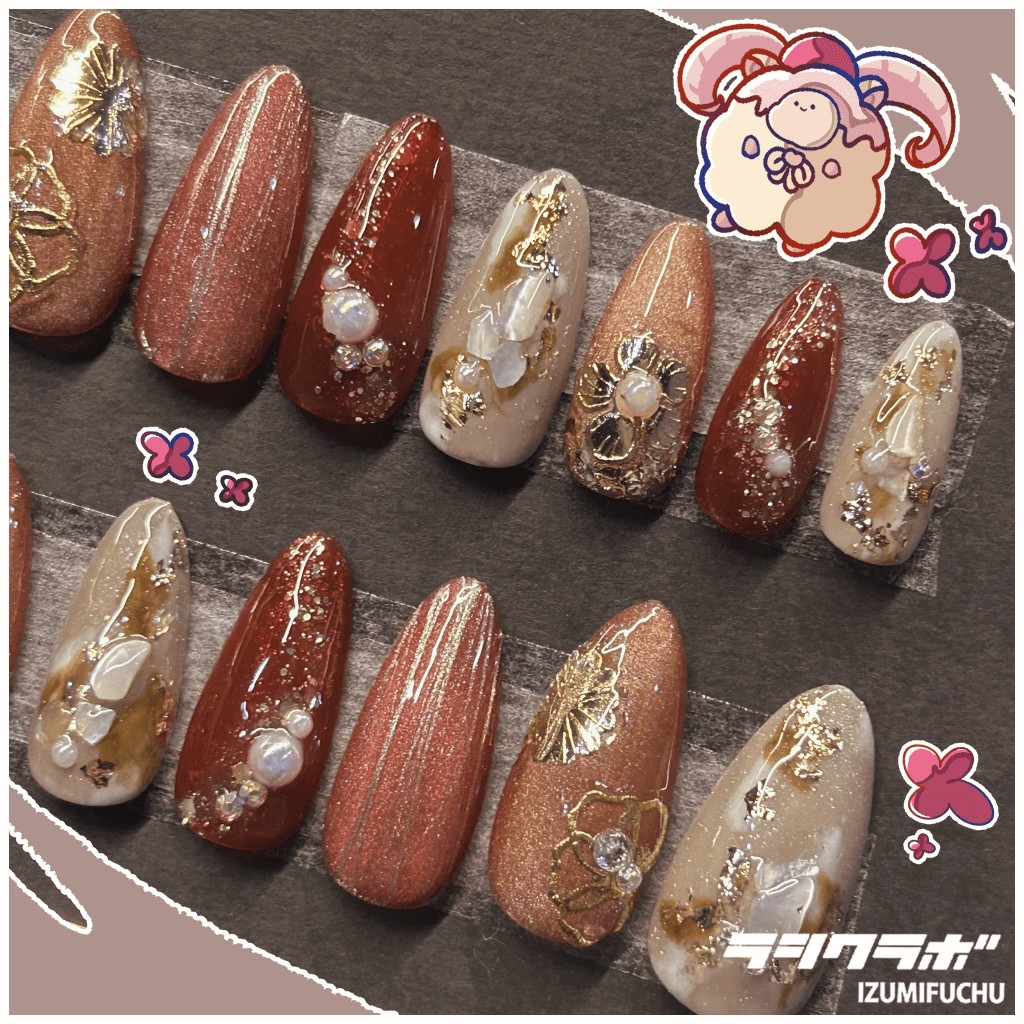 お花のネイル🌸