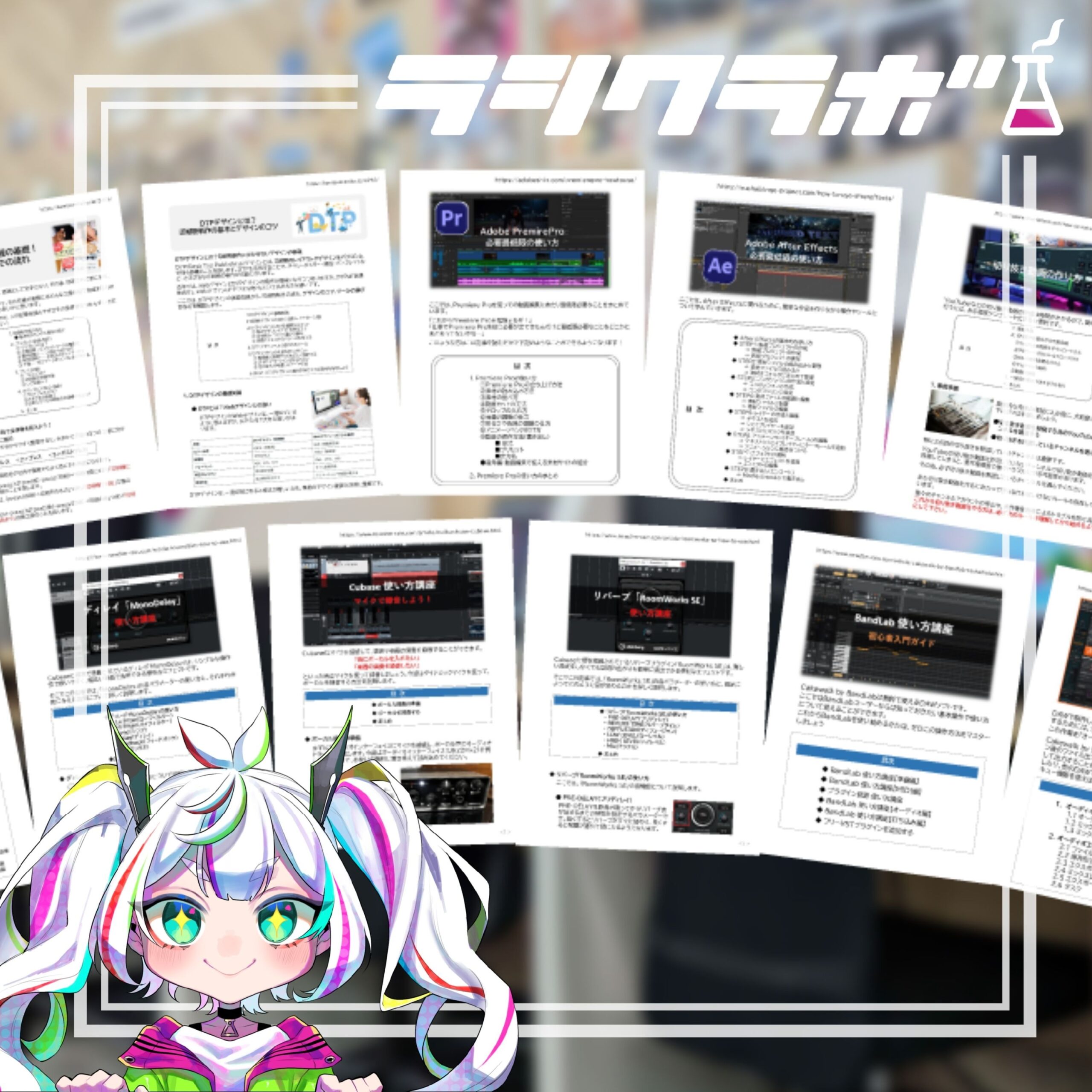 当事業所にはあらゆるクリエイティブ作業のノウハウがございます！