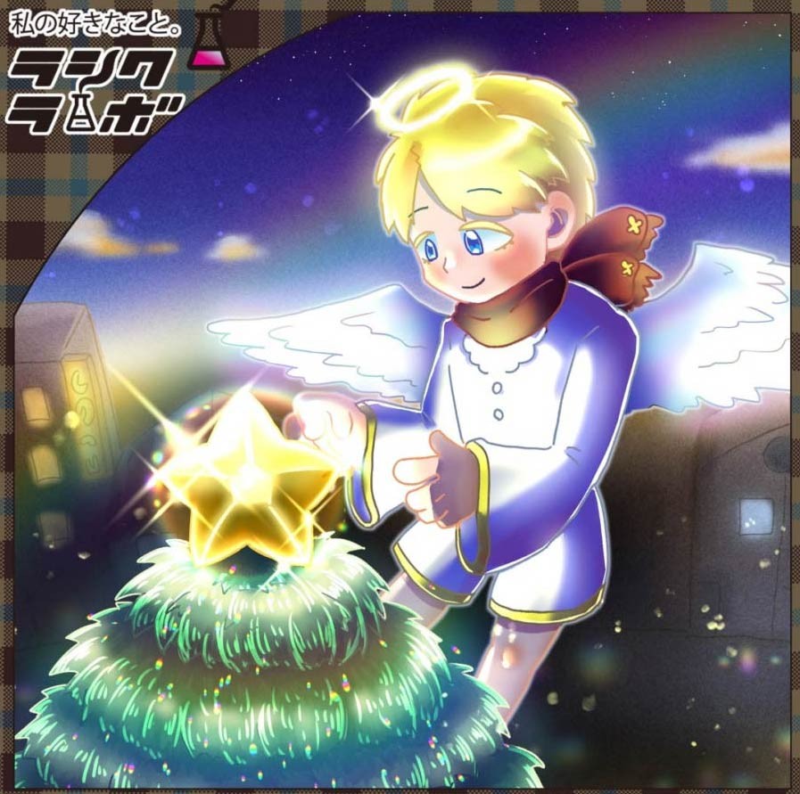 【イラスト紹介】優しい灯りをともす天使のイラストが完成しました🌟