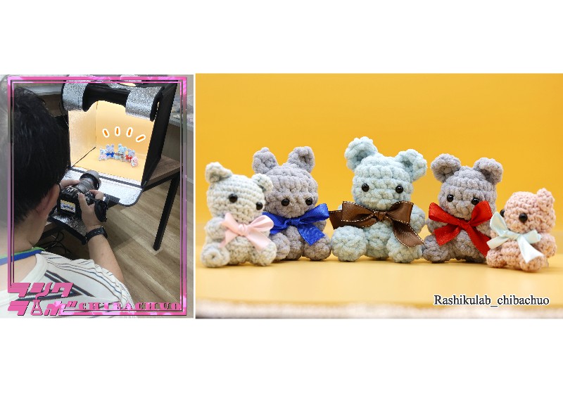 【作品紹介】ハンドメイド販売会の物撮り🐻