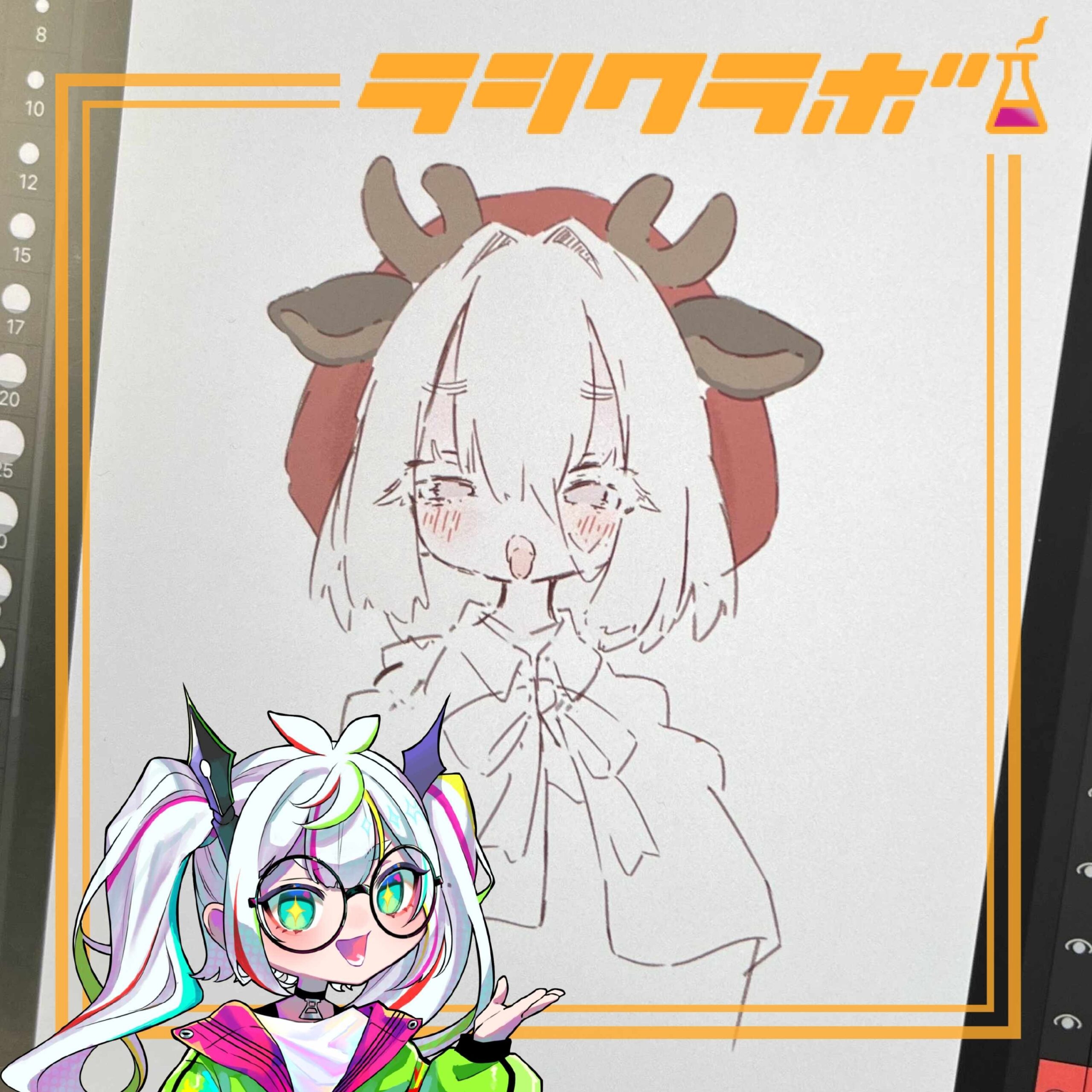 利用者さんの作業風景をご紹介！　イラスト制作✨