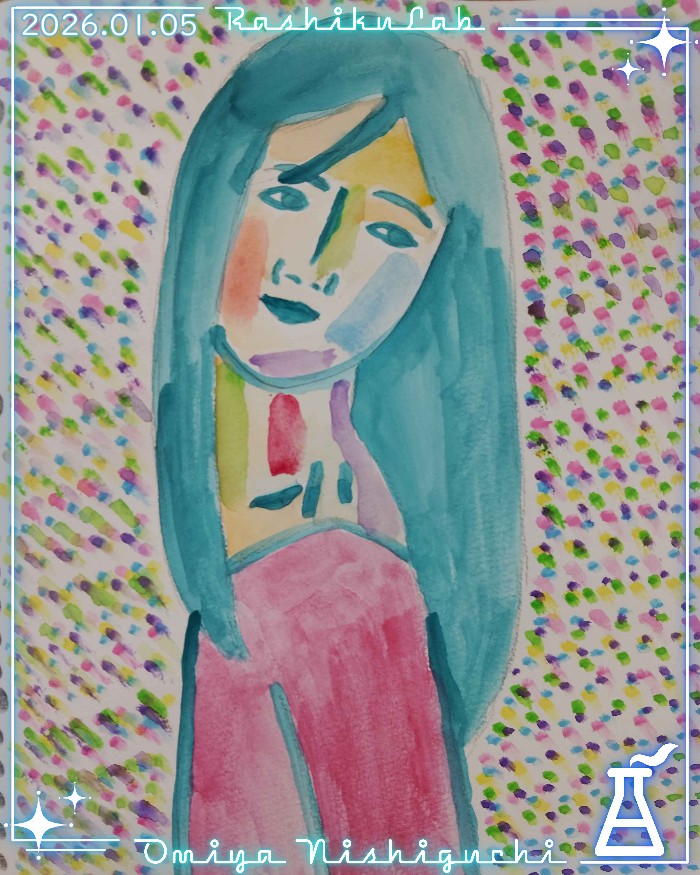 👩20代×振り向き×ドット柄✨