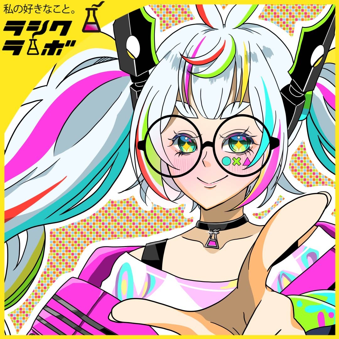 【イラスト紹介】色で遊ぶ、ポップで鮮やかな一枚😎