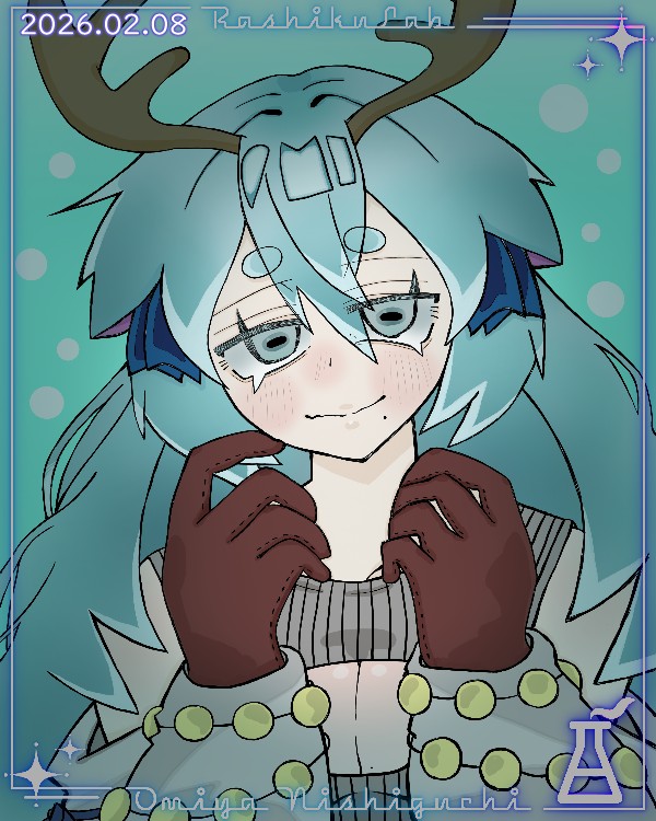 🫎👧擬人化トナカイさん👧🫎