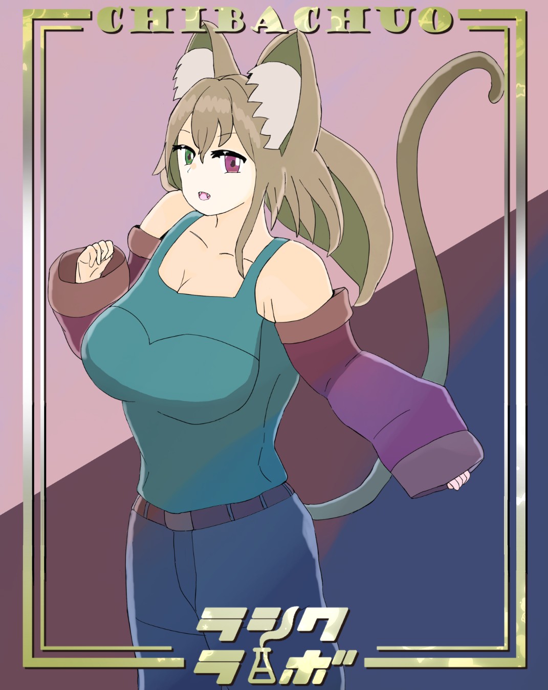 【作品紹介】オッドアイキャットのララ👀