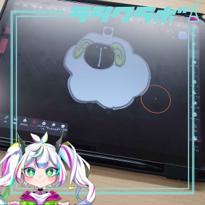 利用者さんの作業風景　3DCG制作