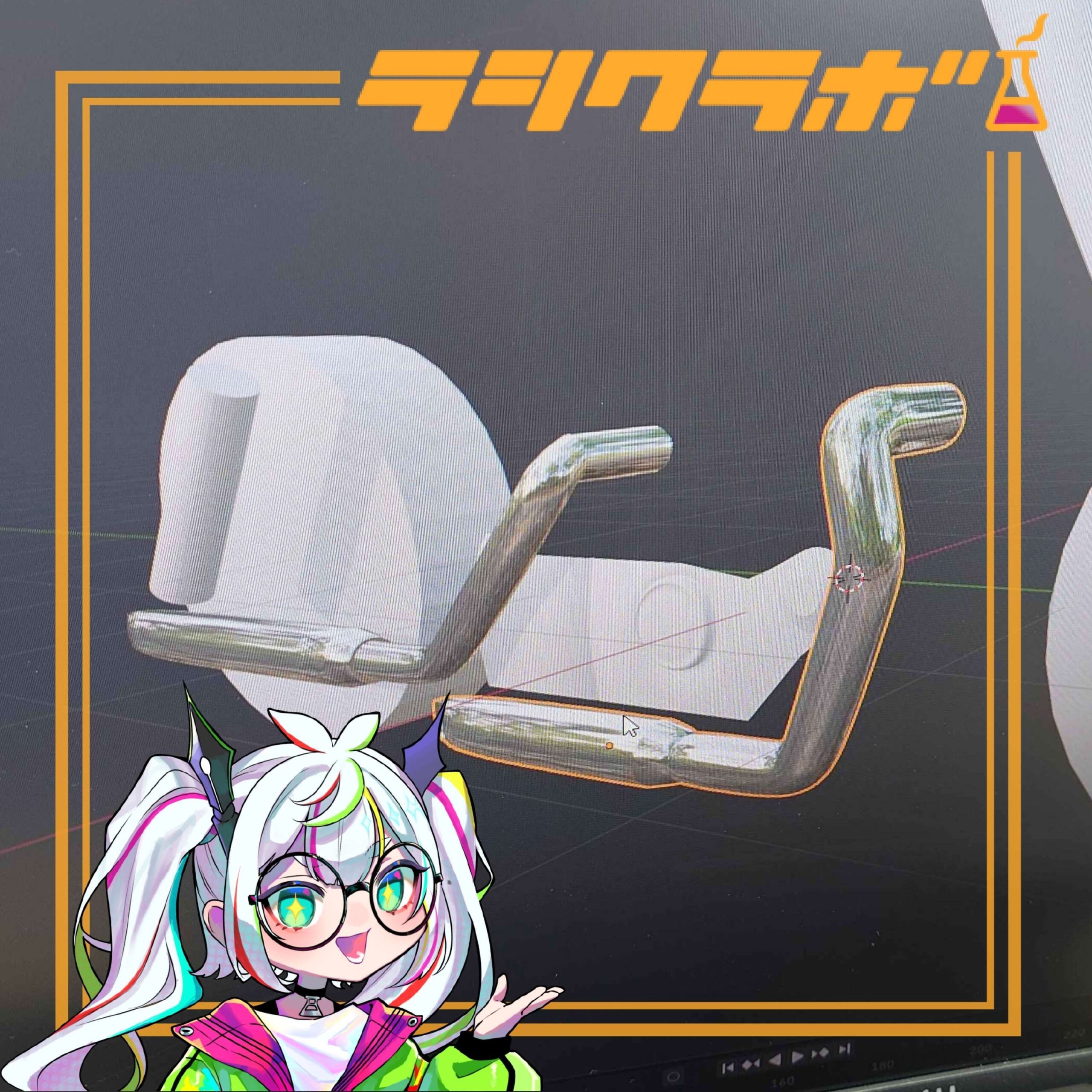 🏍️blenderでバイクを作成？！✨