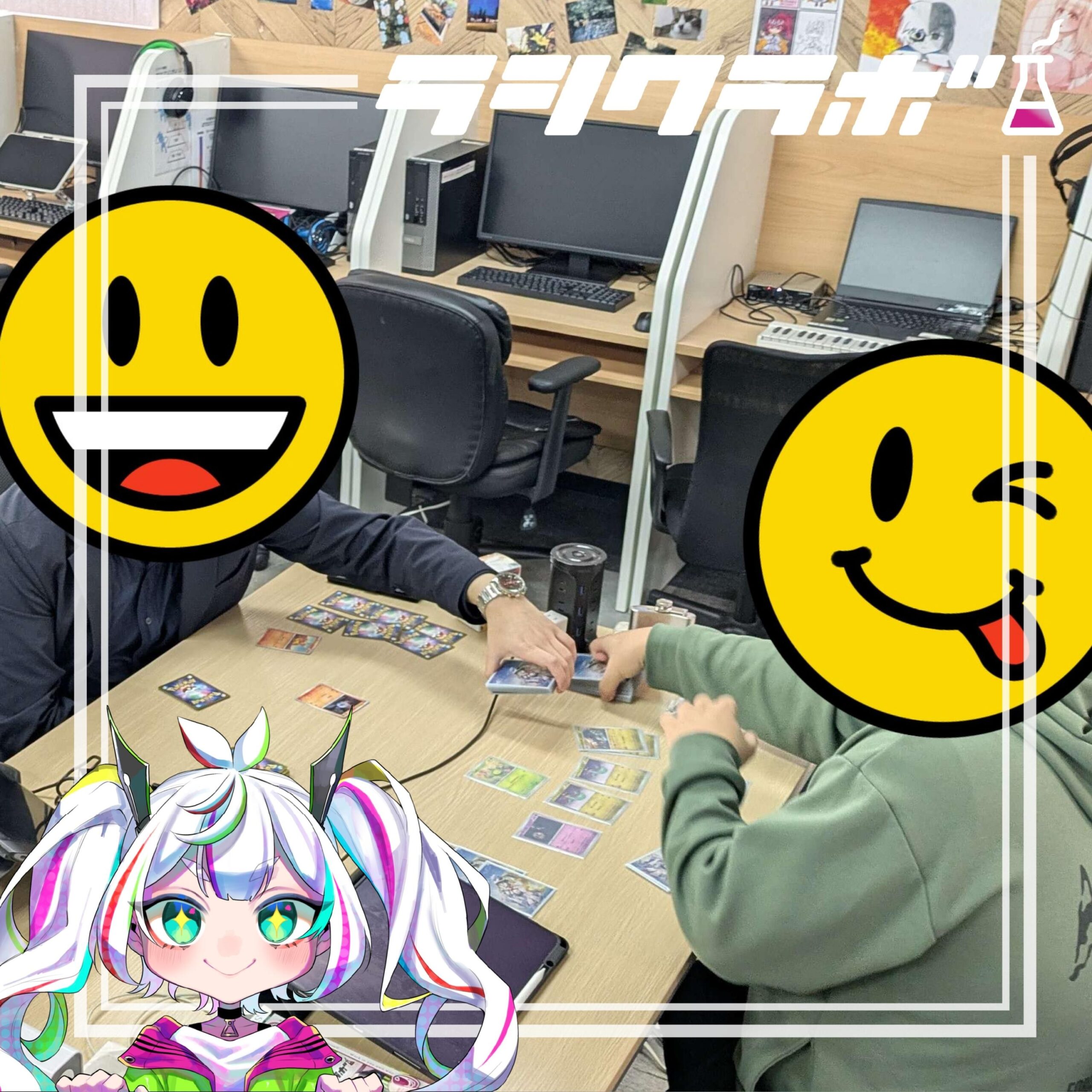 ポケカ対戦で交流を図っています✨