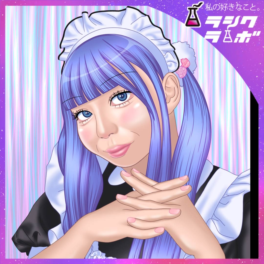 【イラスト紹介】やさしく微笑むメイドイラスト💜