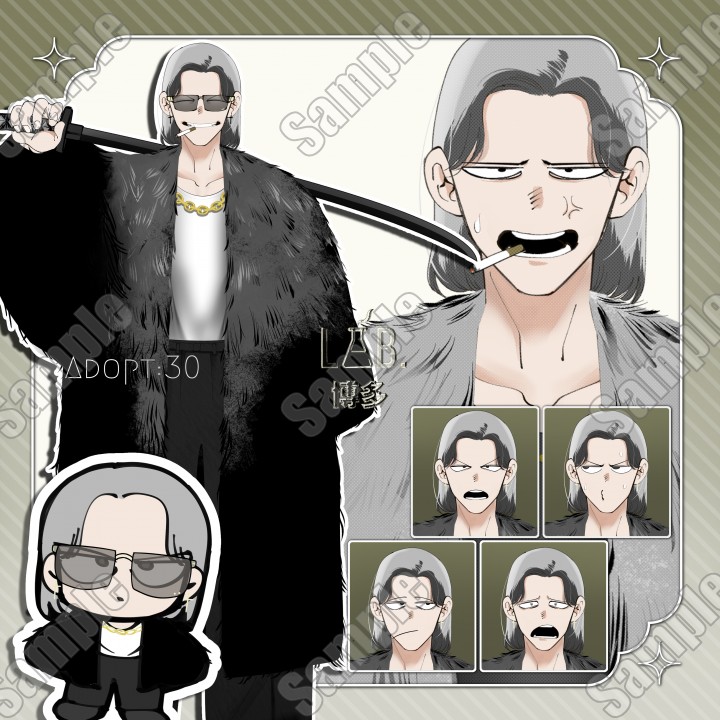 Adopt_30　ロングコートのお兄さん🕶